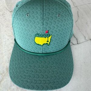 Masters Green Cap with Yellow and Red Logo